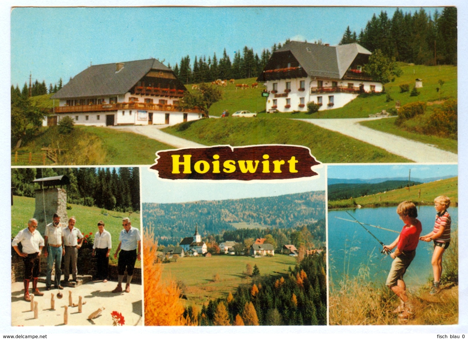 AK 8583 Modriach Alpengasthof Hoiswirt Familie Gruber Kegeln Kegelspiel Angler Edelschrott Gasthof Gasthaus Steiermark - Edelschrott