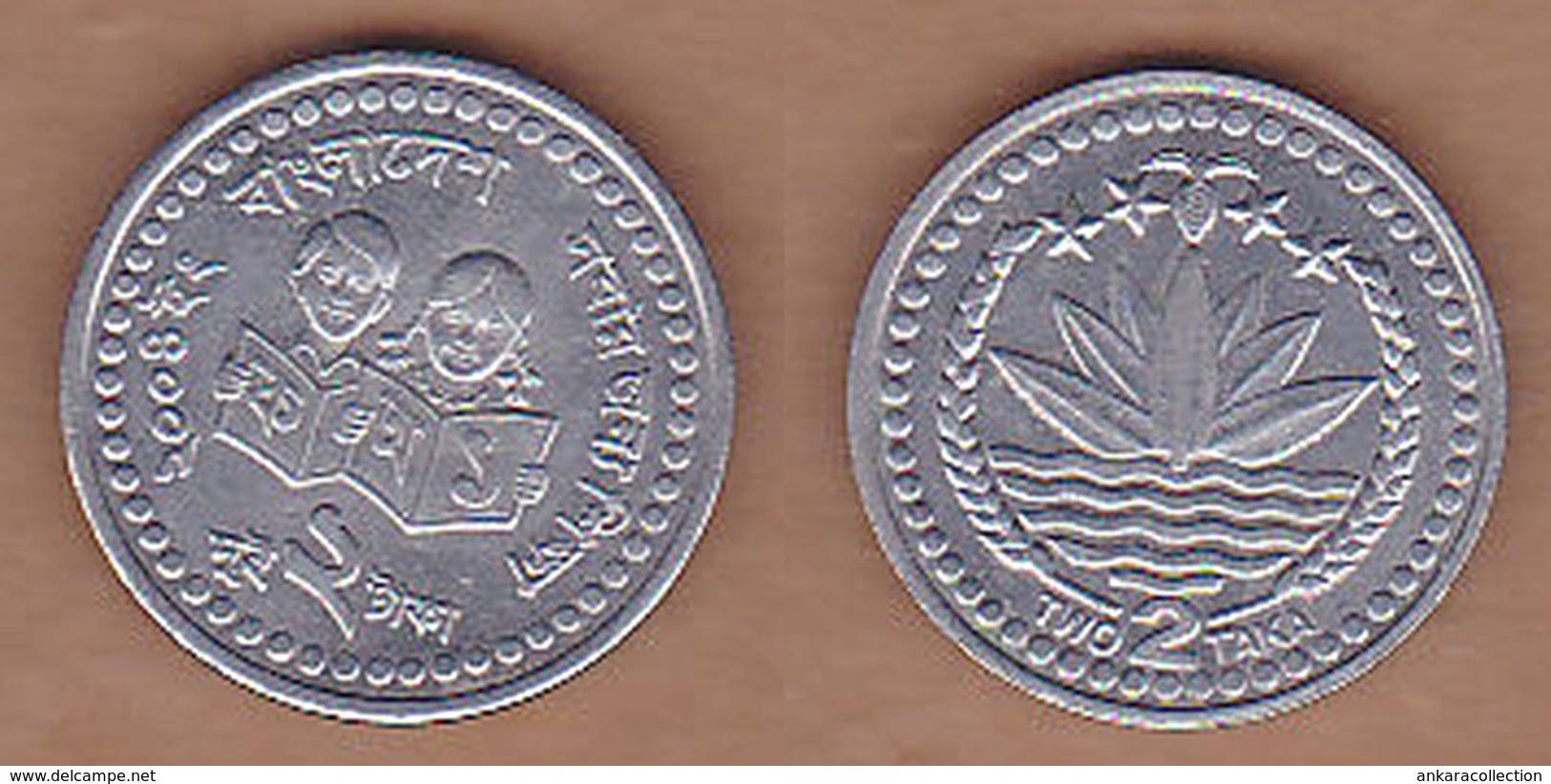 AC - BANGLADESH 2 TAKA 2008 COIN KM#25 &#x200B;EDUCATION - CHILDREN FROM TURKEY - Bangladesh