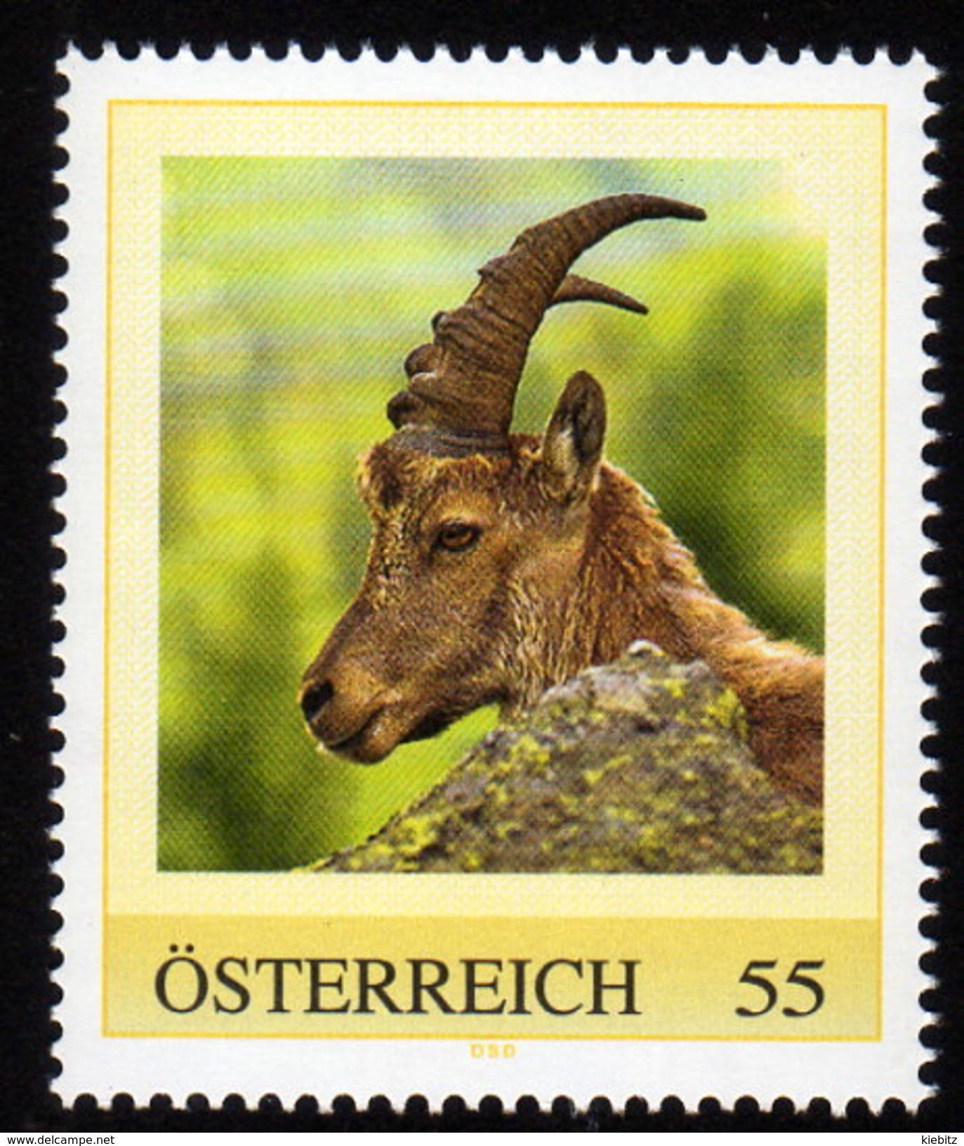 ÖSTERREICH 2010 ** Steinbock, Capra Ibex - PM Personalized Stamp MNH - Wild