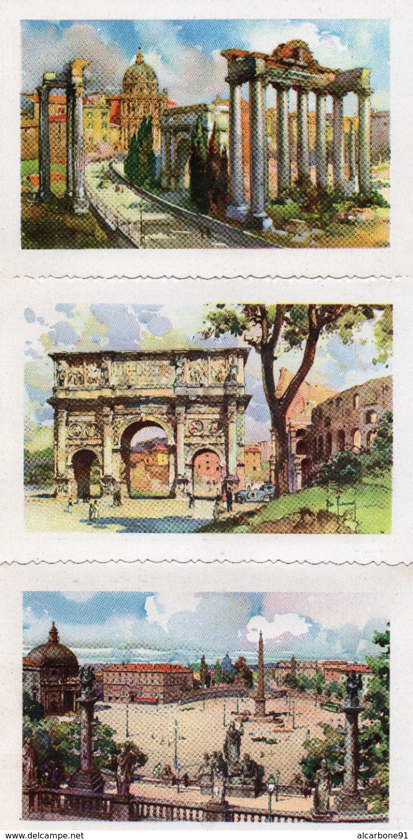 ROMA - 14 Cartes - Illustrateur Aldo Raimondi - Collections & Lots