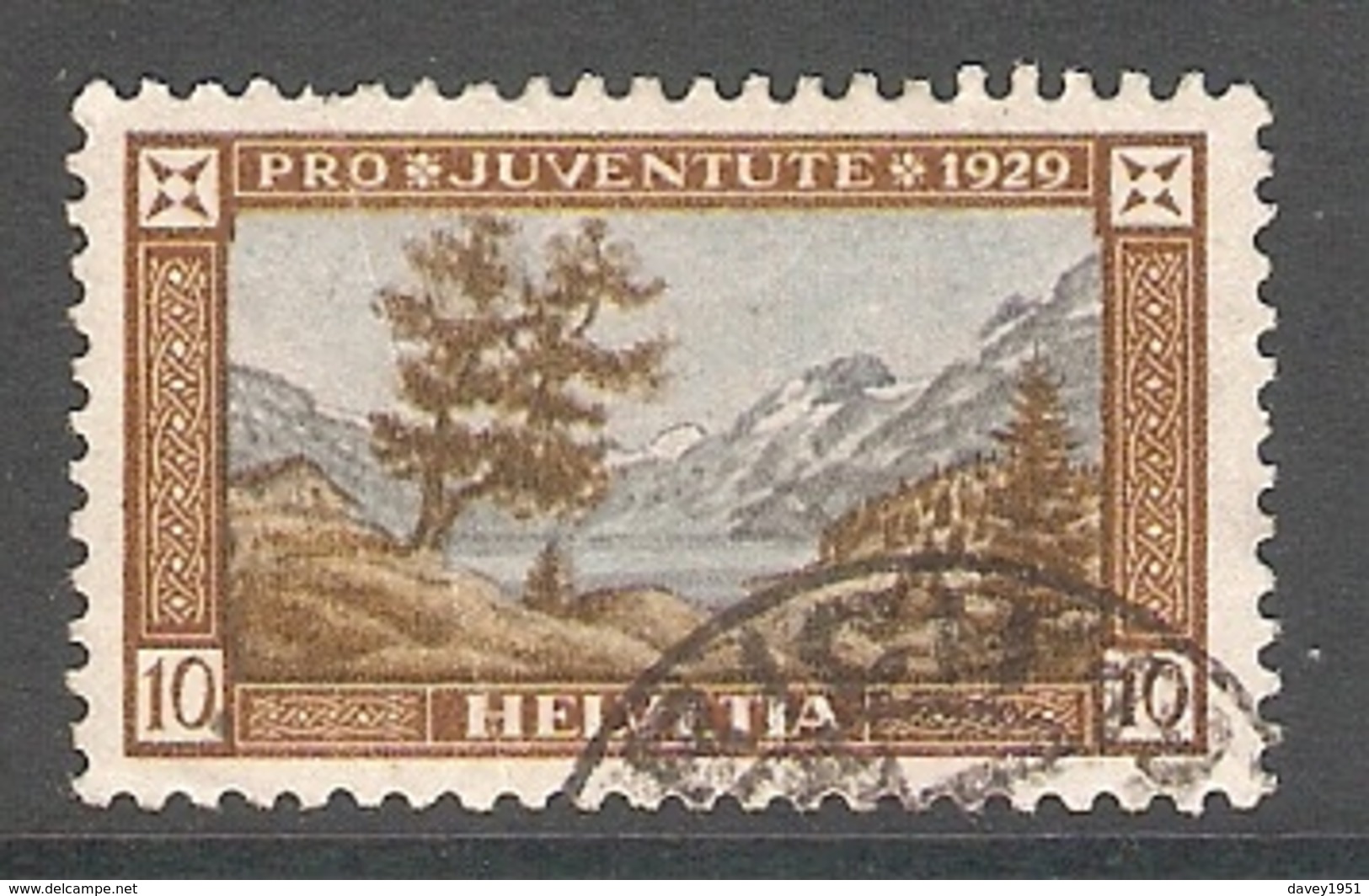 004449 Switzerland Pro Juventute 1929 10c FU - Used Stamps