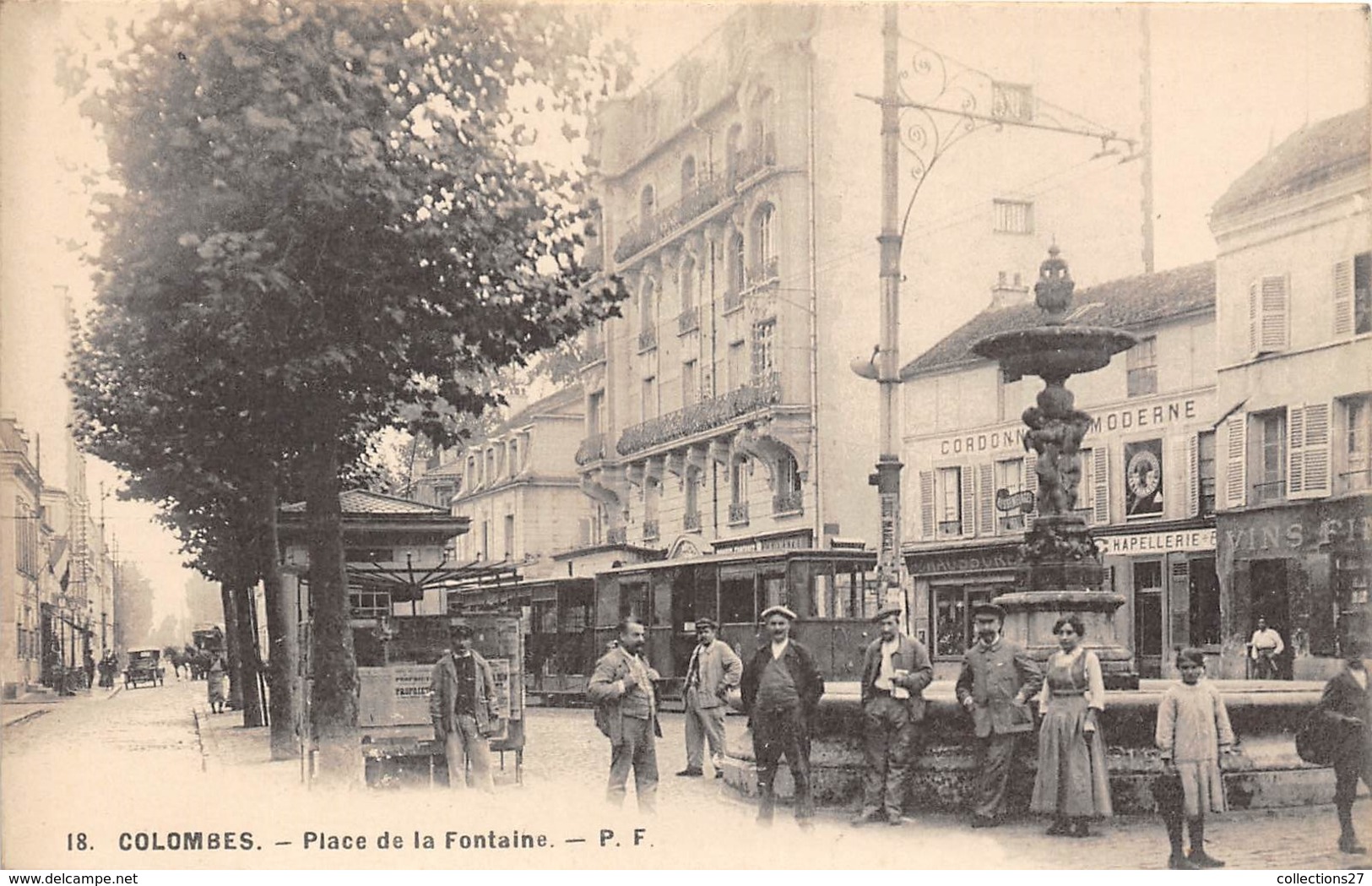 92-COLOMBES- PLACE DE LA FONTAINE - Colombes