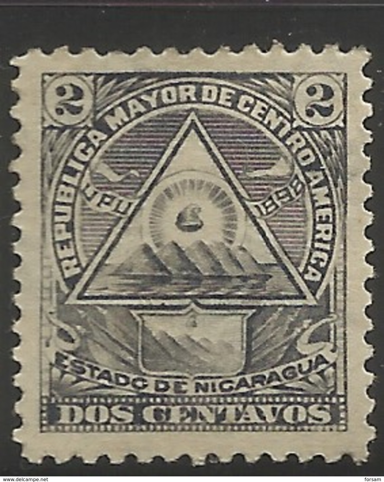 NICARAGUA..1898..Michel # 99 Y...MH. - Nicaragua