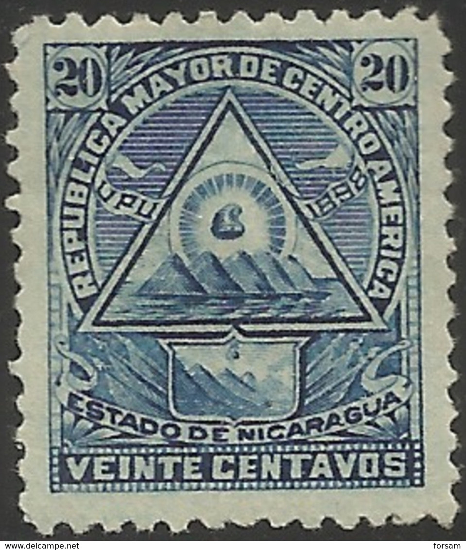 NICARAGUA..1898..Michel # 104 X...MH...MiCV - 25 Euro. - Nicaragua