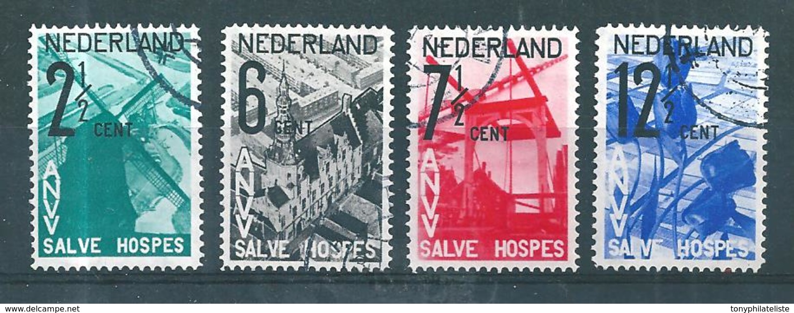 Pays Bas Timbres De 1932  N°241 A 244    Oblitérés - Gebraucht