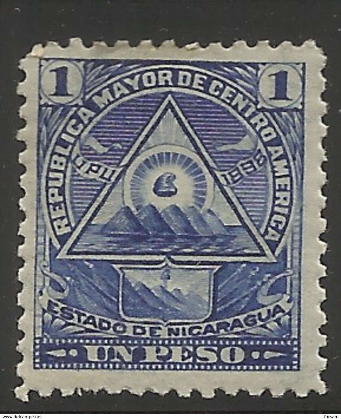 NICARAGUA..1898..Michel # 106 Y...MH. - Nicaragua