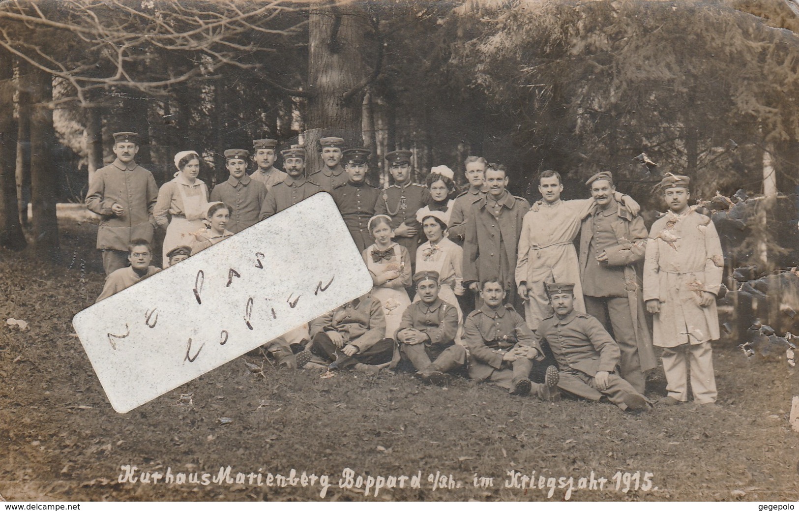 BOPPPARD A/Rh.   - Carte-photo En L'état     ( Rare ) - Boppard