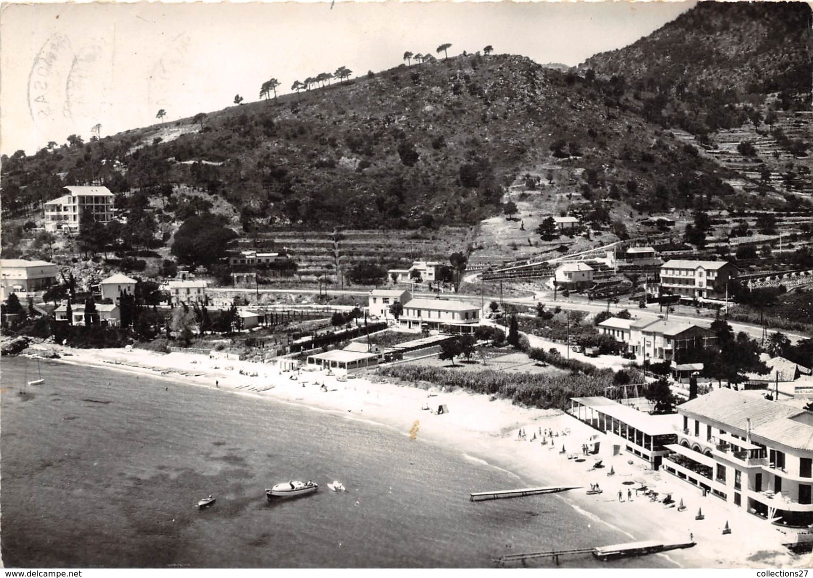 83-LE LAVANDOU- LA PLAGE D'AIGUEBELLE VUE DU CIEL - Le Lavandou