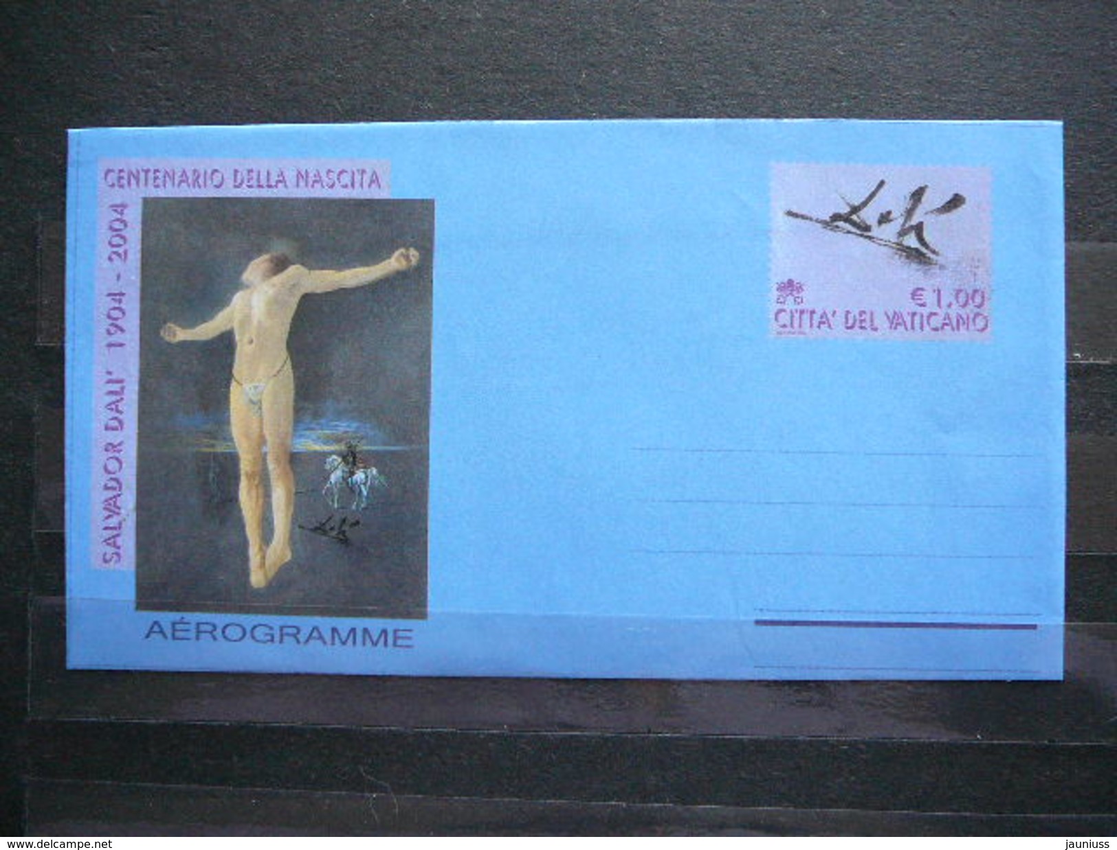 Painting. Salvador Dali. Vatican Vatikan Vaticano Covers 2004 # Aerogramme. - Covers & Documents