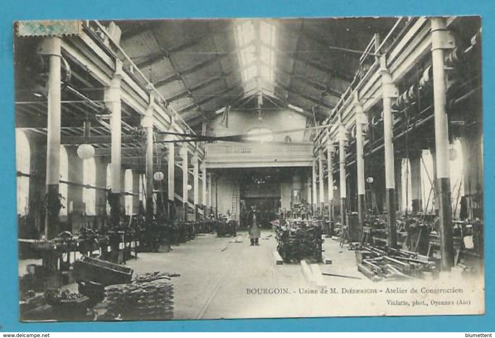 CPA Métier Atelier De Construction Usine De DIEDERICHS à BOURGOIN 38 - Bourgoin