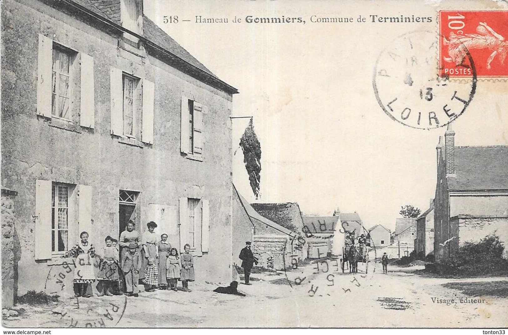 DEPT 28 - Hameau De GOMMIERS Commune De TERMINIERS - Rue Principale - ORL - - Autres & Non Classés