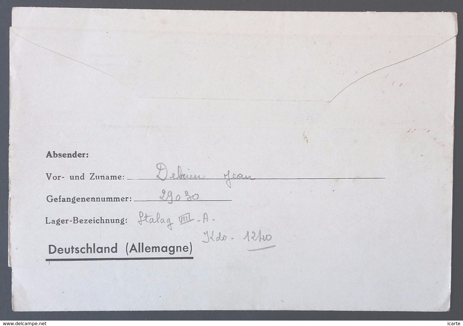 AVIS OBJETS INTERDITS DANS LES COLIS Prisonnier De Guerre STALAG VIII A POLOGNE Vers Sauveterre La Lémance Janv 1943 - 2. Weltkrieg 1939-1945