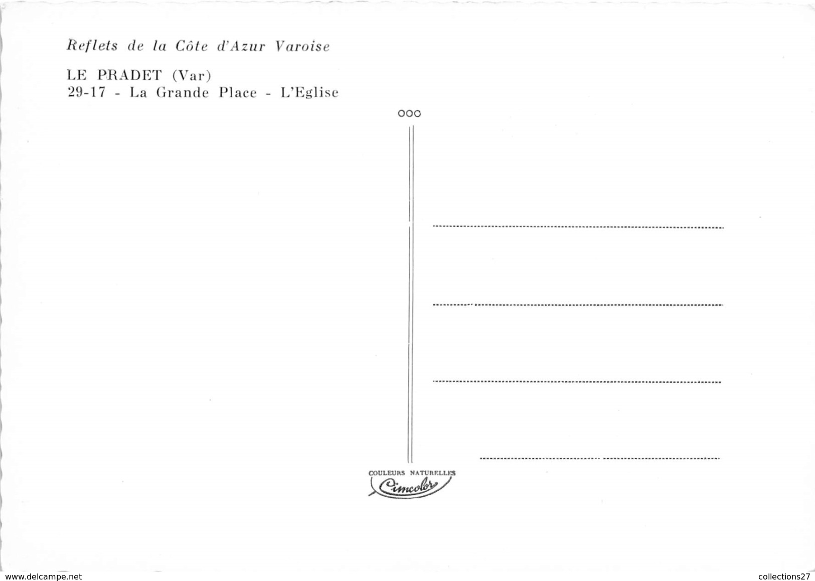 83-LE PRADET- LA GRANDE PLACE - L'EGLISE - Le Pradet