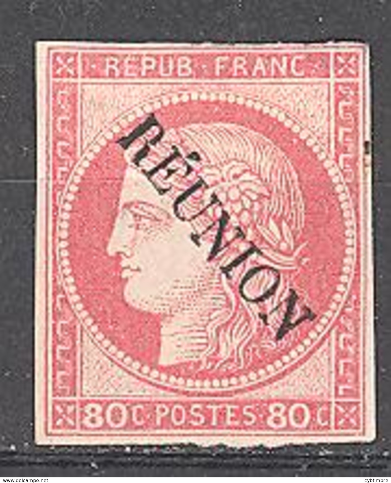 Réunion: Yvert N°12*; Belles Marges; Petit Clair - Neufs