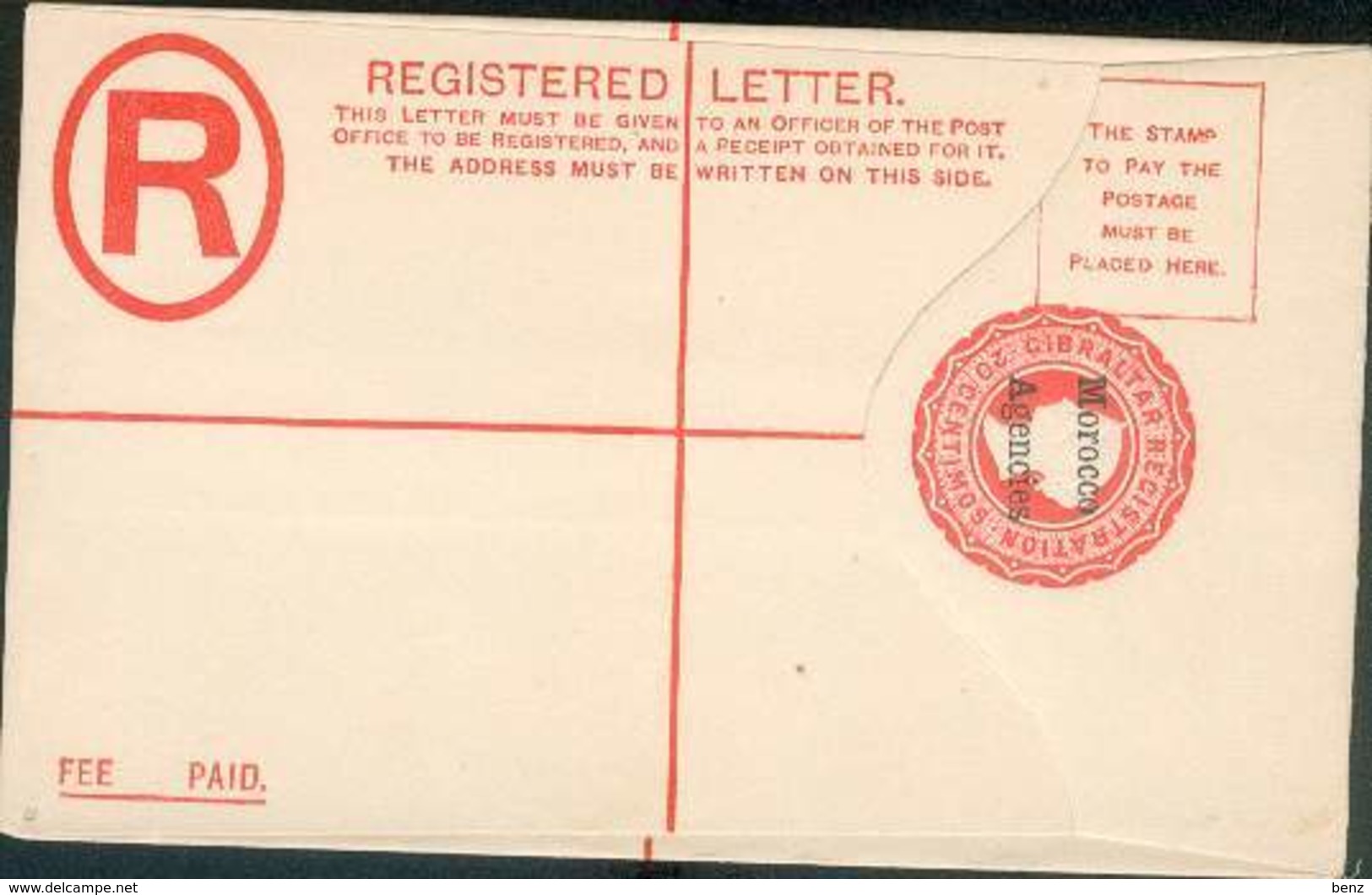 MAROC MOROCCO ENTIER POSTAL STATIONERY NEUF SUPERBE TYPE VICTORIA 1898 PETIT FORMAT - Postämter In Marokko/Tanger (...-1958)