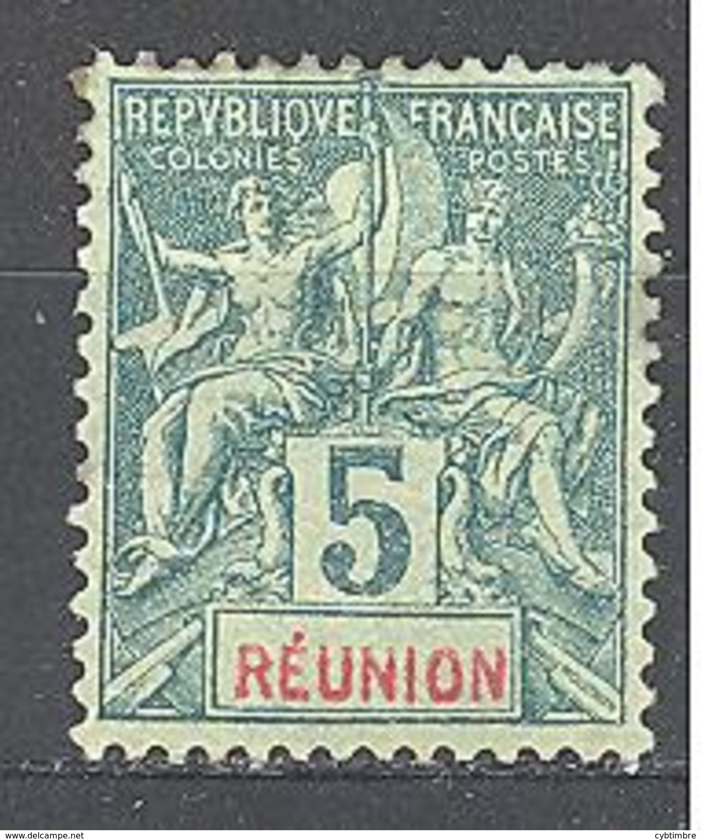 Réunion: Yvert N°35* - Neufs