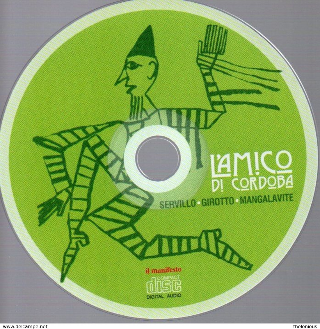 # CD: Giuseppe Servillo, Javier Girotto, Natalio Mangalavite – L'amico Di Cordoba - Jazz