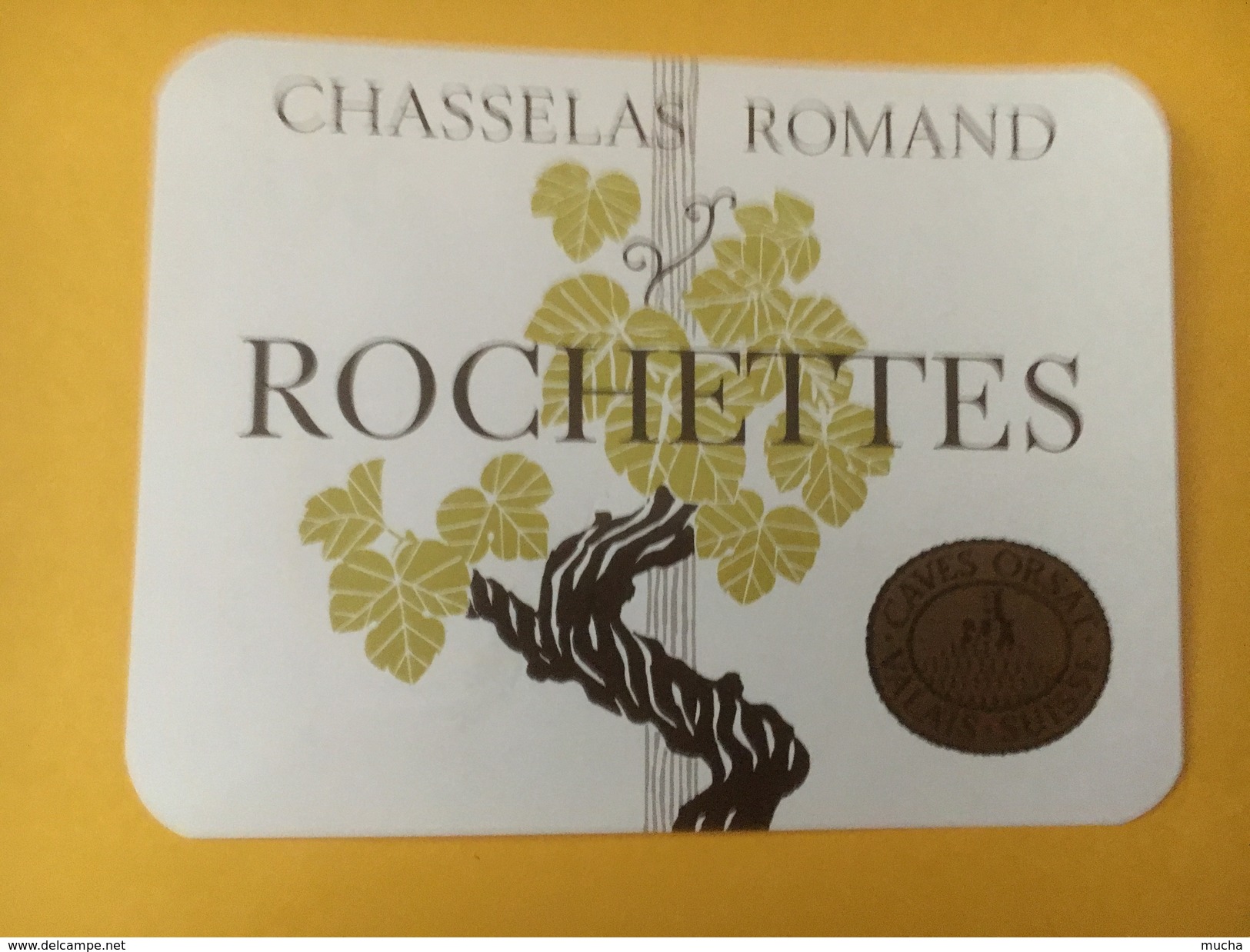 4268 - Rochettes Chasselas Romand  Suisse 2 étiquettes - Autres & Non Classés