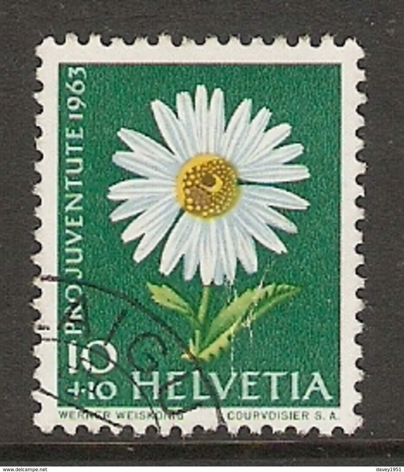 004463 Switzerland Pro Juventute 1963 10c FU - Used Stamps