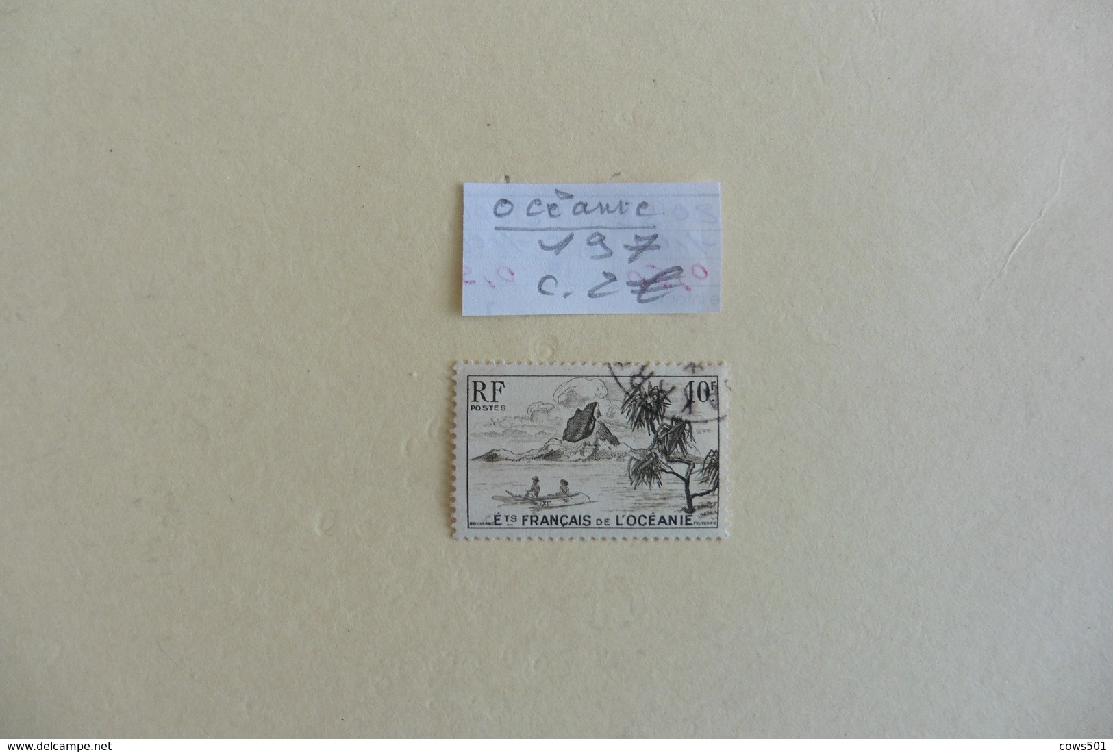 Océanie : Timbre N° 197 Oblitéré - Used Stamps