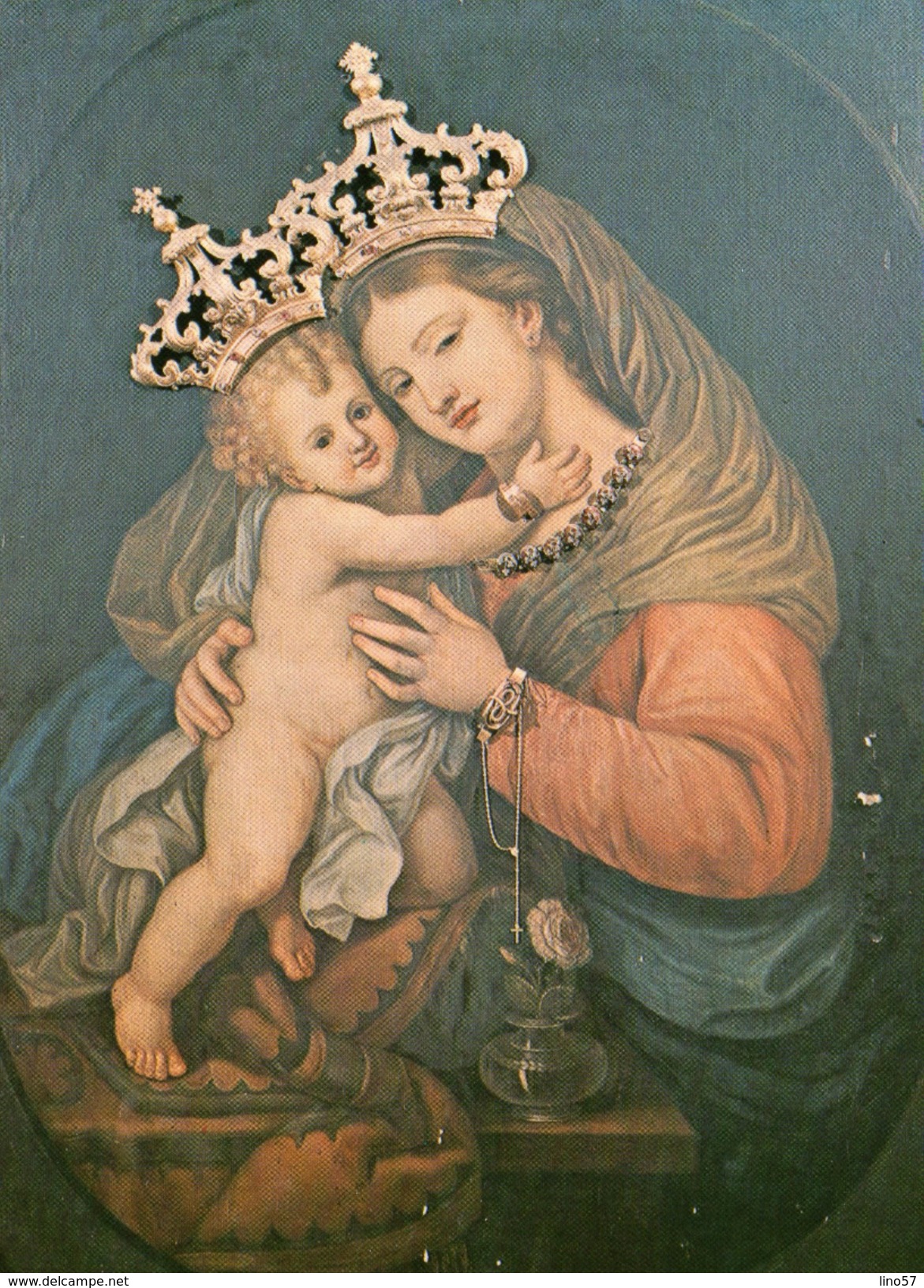 Cartolina MADONNA - Parrocchia Materdei A Napoli - Virgen Mary & Madonnas