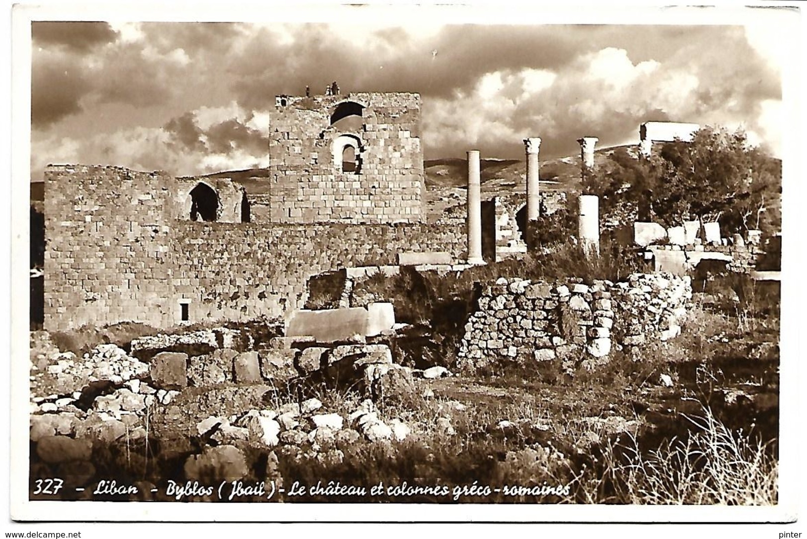 LIBAN - BYBLOS - Le Château Et Colonnes Gréco-romaines - Liban