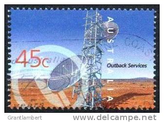Australia 2001 Outback Services 45c Telecommunications Tower Used   SG 2108 - Gebraucht