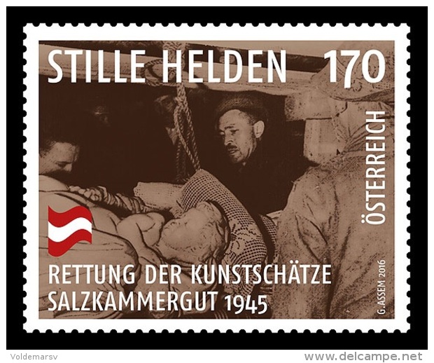 Austria 2016 Mih. 3289 World War II. Saving Precious Works Of Art MNH ** - Nuovi