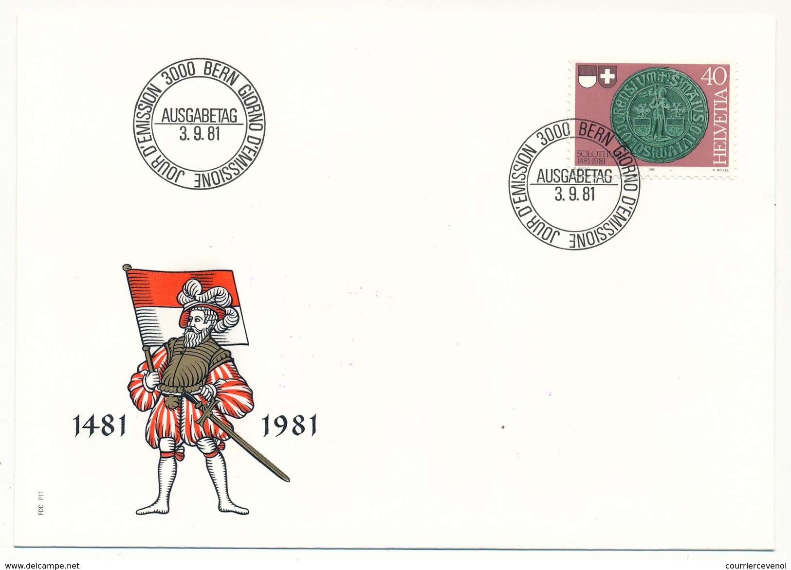 SUISSE - 4 Enveloppes FDC - Diète De Stans - Stanser Verkommnis - Bern - 1991 - FDC