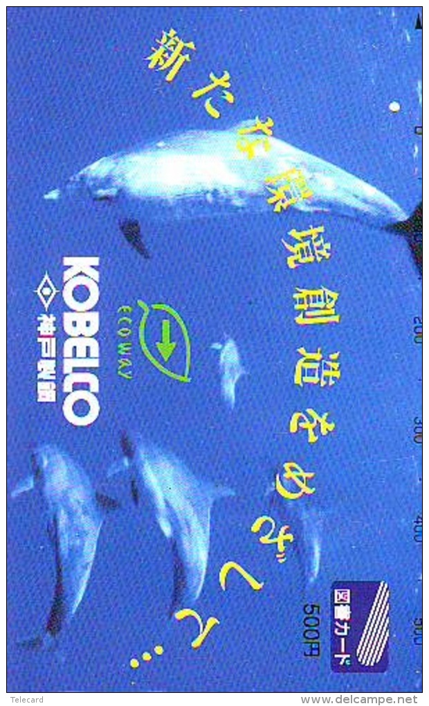 Télécarte Japon * DAUPHIN * DOLPHIN (920) Japan () Phonecard * DELPHIN * GOLFINO * DOLFIJN * - Delphine