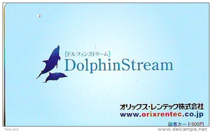 Télécarte Japon * DAUPHIN * DOLPHIN (930) Japan () Phonecard * DELPHIN * GOLFINO * DOLFIJN * - Delphine