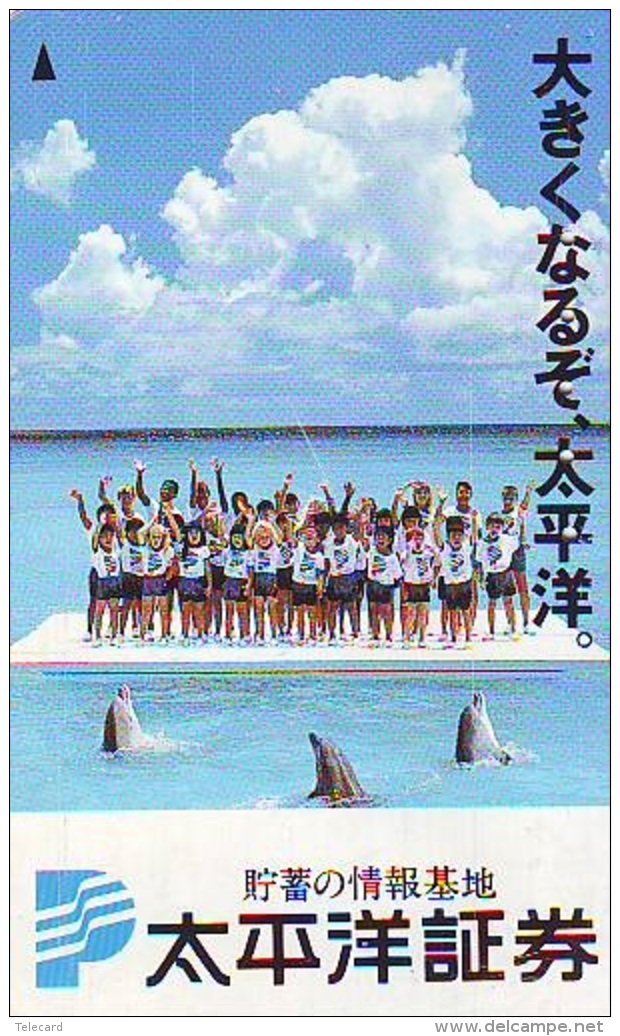 Télécarte Japon * DAUPHIN * DOLPHIN (931) Japan () Phonecard * DELPHIN * GOLFINO * DOLFIJN * - Delfini