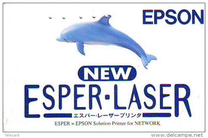 Télécarte Japon * DAUPHIN * DOLPHIN (936) Japan () Phonecard * DELPHIN * GOLFINO * DOLFIJN * - Dolfijnen