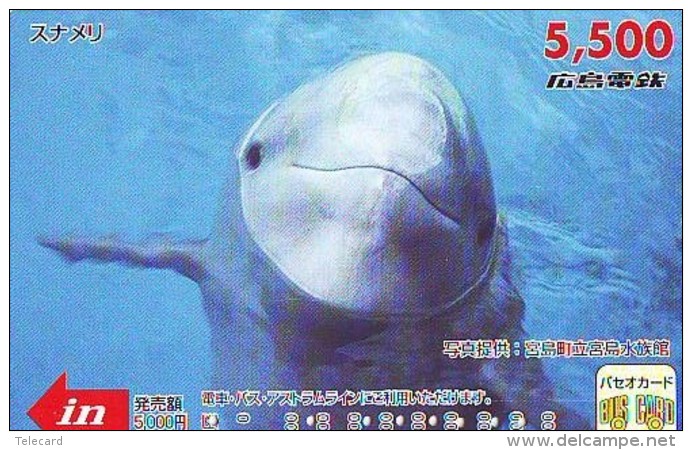 Télécarte Japon * DAUPHIN * DOLPHIN (944)  Japan () Phonecard * DELPHIN * GOLFINO * DOLFIJN * - Delfines