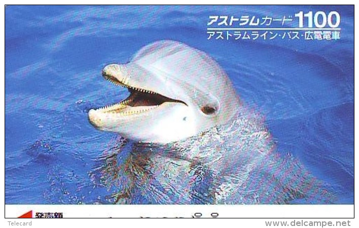 Télécarte Japon * DAUPHIN * DOLPHIN (947)  Japan () Phonecard * DELPHIN * GOLFINO * DOLFIJN * - Dolphins