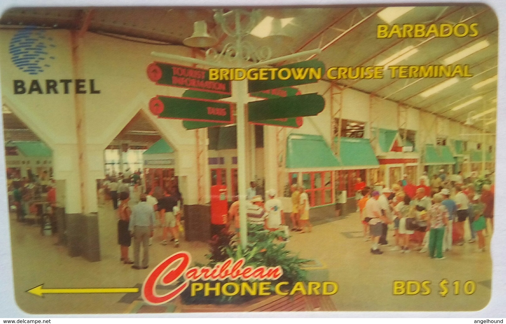 B$10 Cruise Terminal 92CBDC No Slash C/n - Barbados