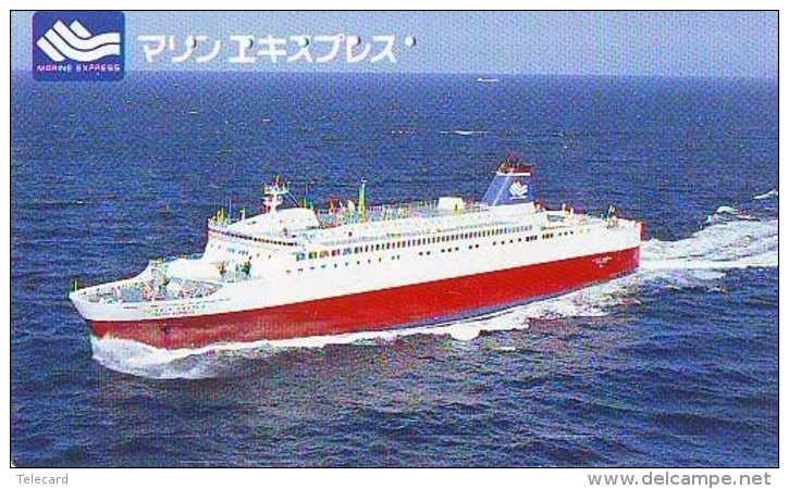 Télécarte JAPON * BATEAU * PHONECARD JAPAN * SHIP  (1198)   TELEFONKARTE SCHIFF * Schip - Boot - Barco - - Schiffe