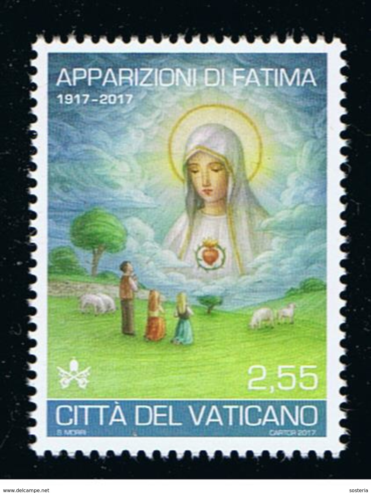 2017 - VATICANO - S13E1 - SET OF 1 STAMP ** - Unused Stamps