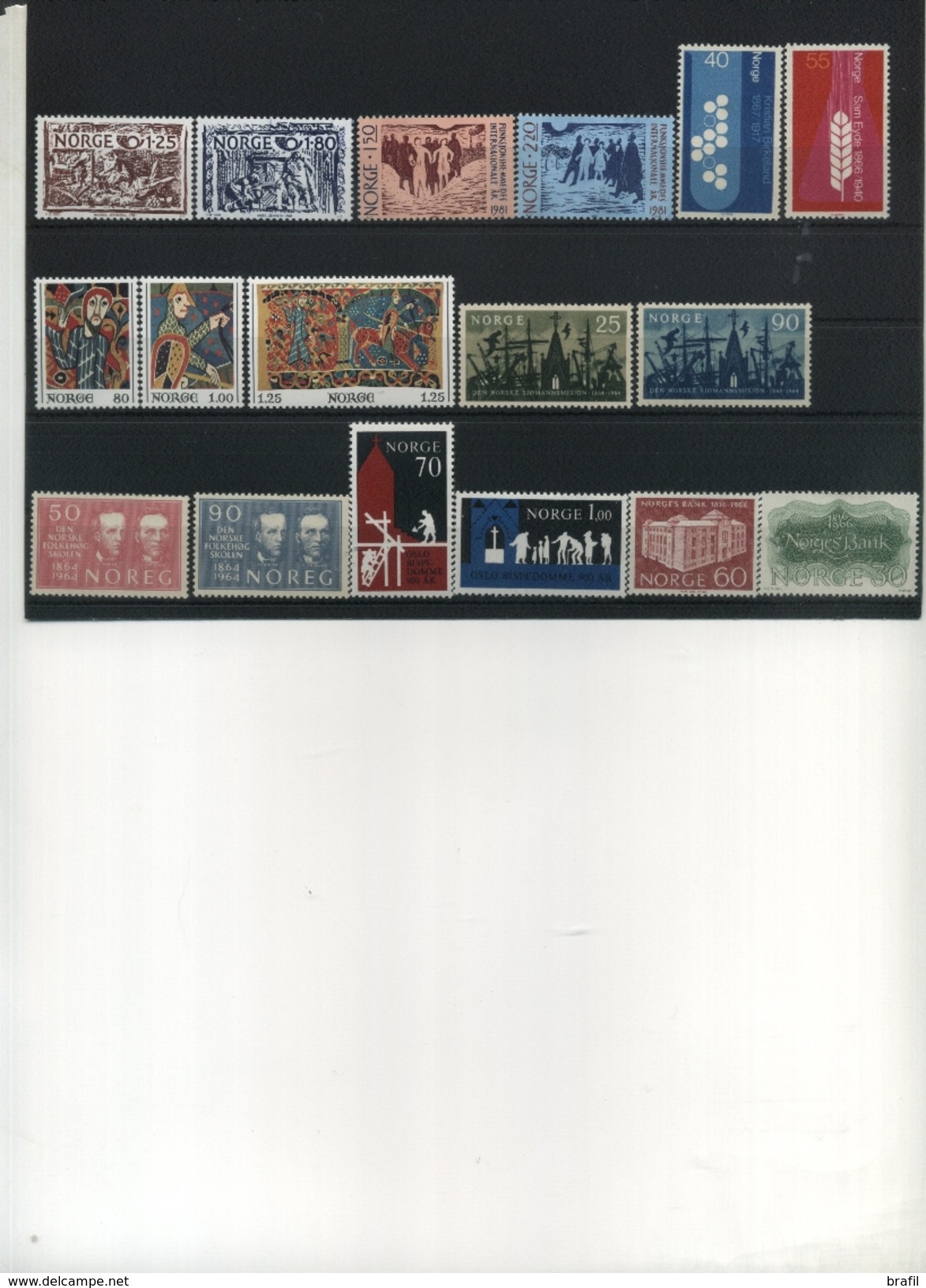 (23) Norvegia, Lotto Serie Complete Nuove (**) Valore Catalogo Oltre Euro 220,00 - Collections