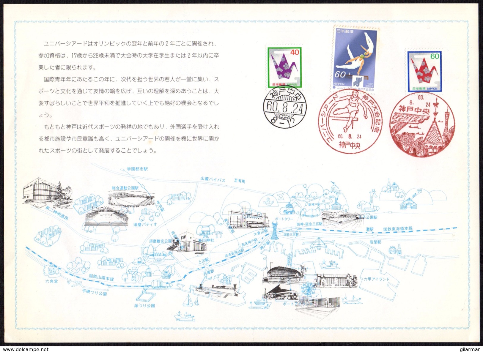 ATHLETICS - JAPAN 1985 - UNIVERSIADE KOBE '85 - Atletica