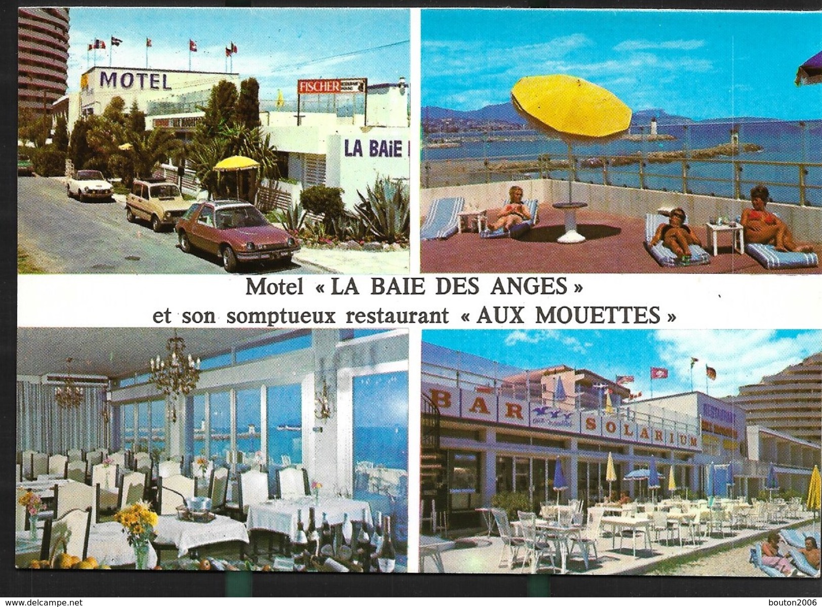 Villeneuve Loubet Plage Motel La Baie Des Anges Et Son Somptueux Restaurant Aux Mouettes - Altri & Non Classificati