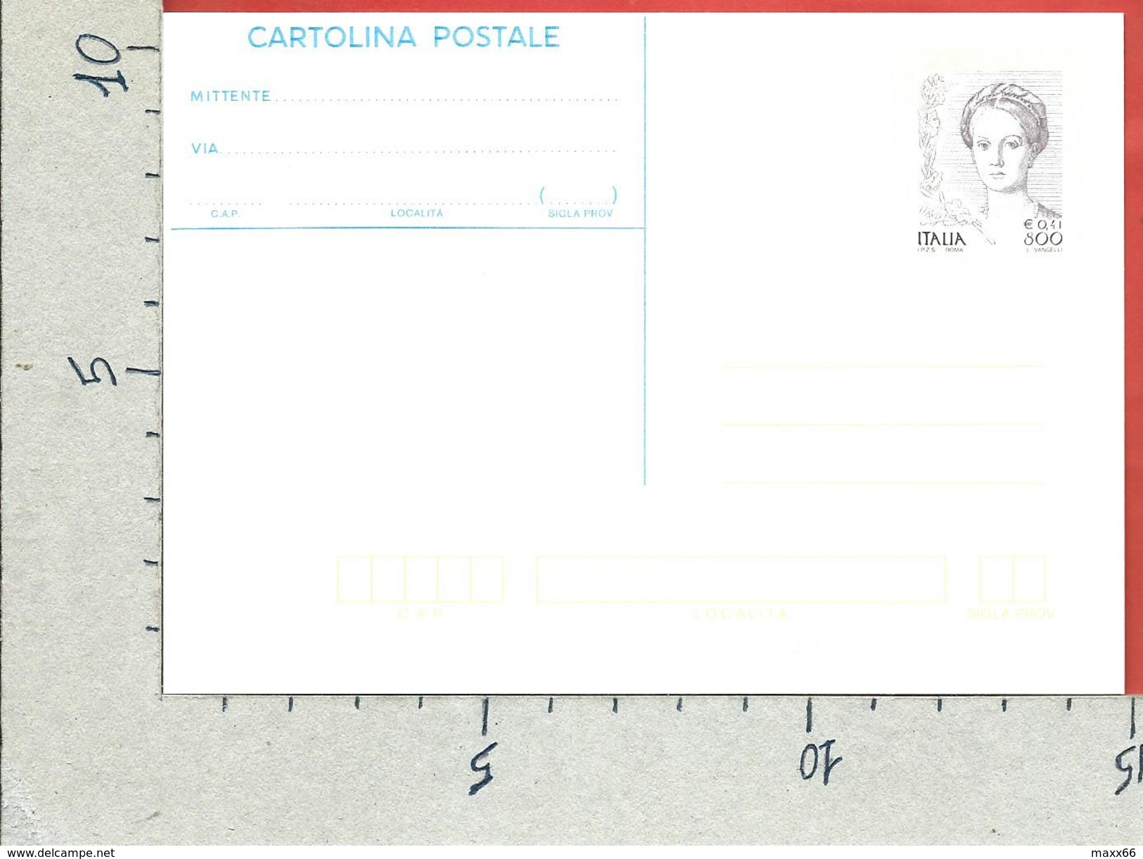 ITALIA REPUBBLICA CARTOLINA POSTALE MNH - 1999 - DONNA NELL'ARTE - &euro; 0,41 - £ 800 - CP240 - Interi Postali