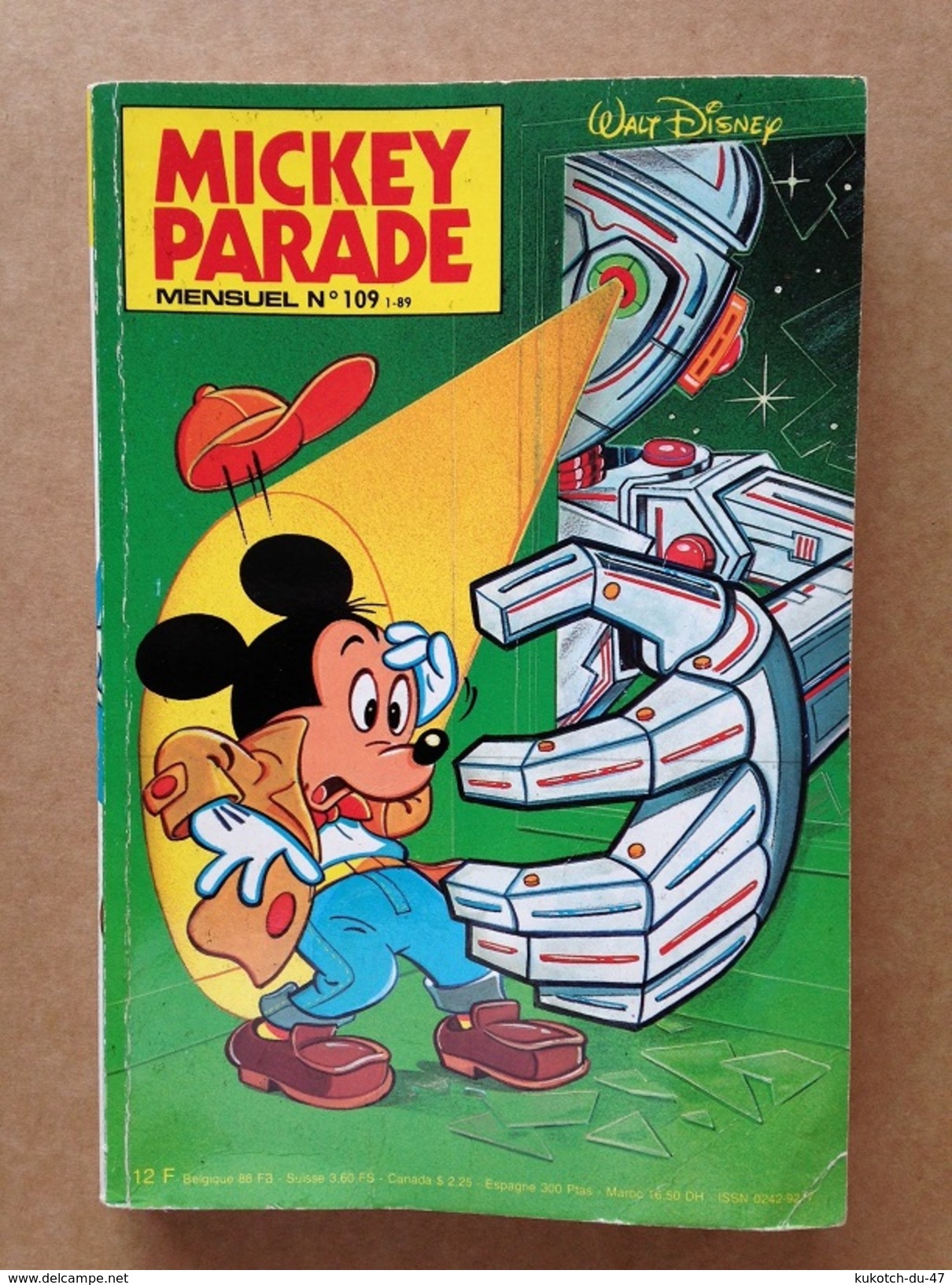 Disney - Mickey Parade - Année 1989 °° N°109 - Mickey Parade