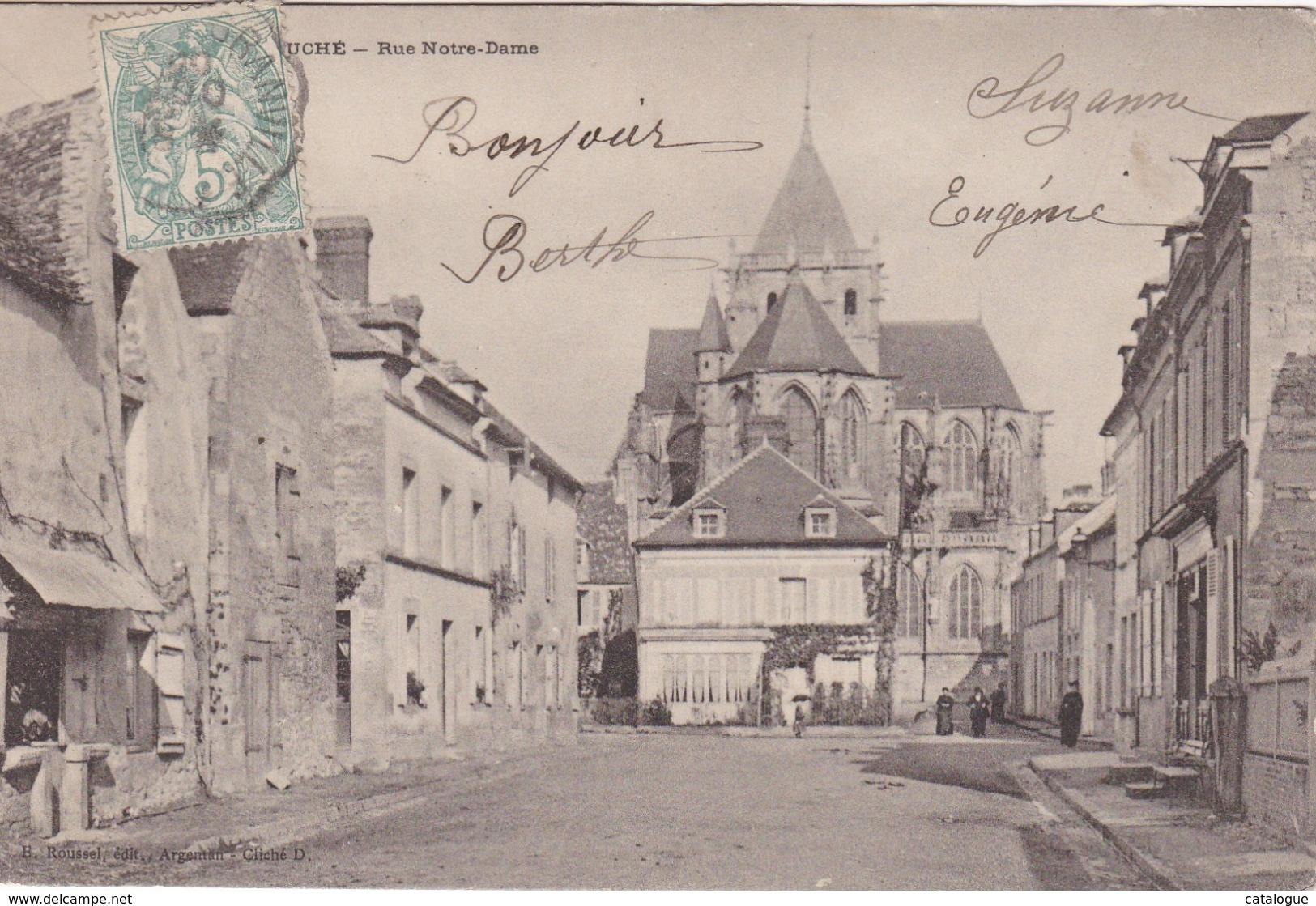 CPA 61 - ECOUCHE - Rue Notre- Dame - Ecouche