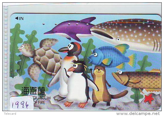 Télécarte Japon * TURTLE  (1996) PHONECARD JAPAN *  * TORTUE *  TELEFONKARTE * SCHILDKRÖTE - Schildpadden