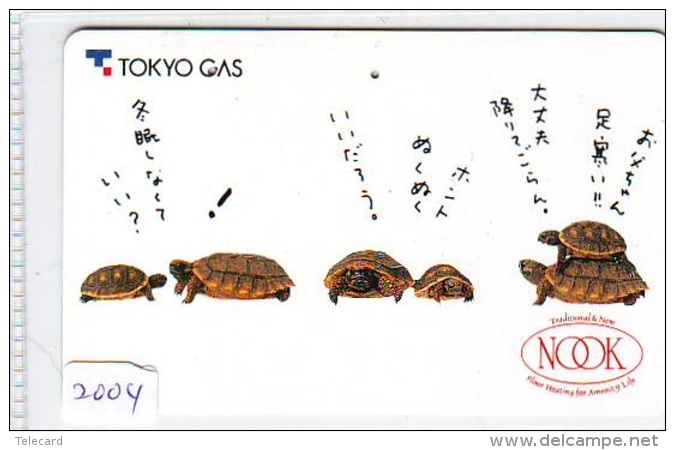 Télécarte Japon * TURTLE  (2004) PHONECARD JAPAN *  * TORTUE *  TELEFONKARTE * SCHILDKRÖTE - Schildpadden