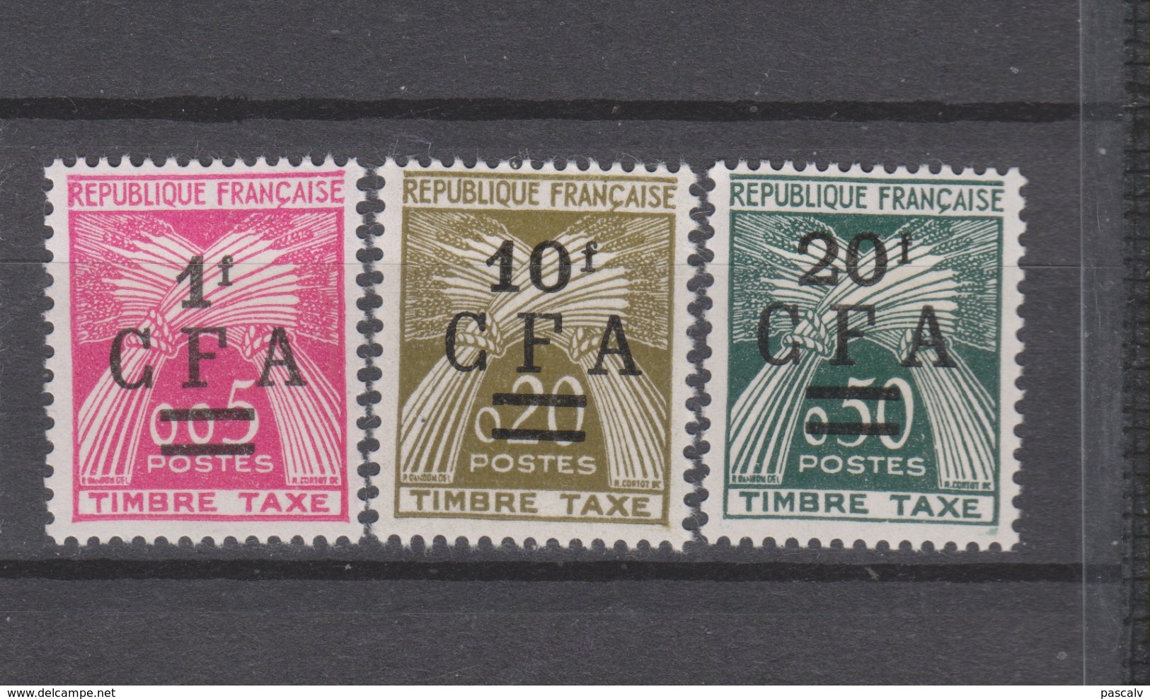 Yvert 45 / 47 * Neuf Avec Charnière - Timbres-taxe