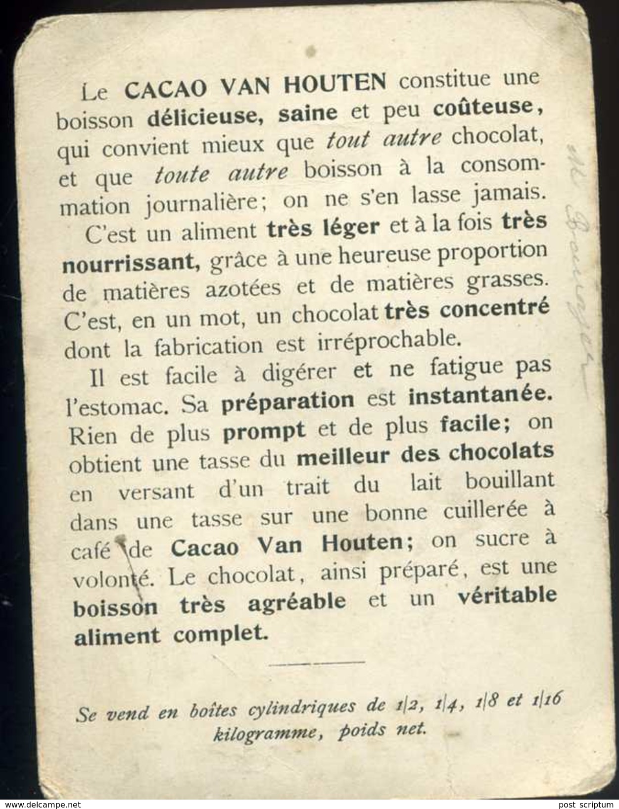 Vieux Papiers - Image - Chocolat Cacao Van Houten - Le Caire : Mosquée Du Sultan Hassan - Van Houten