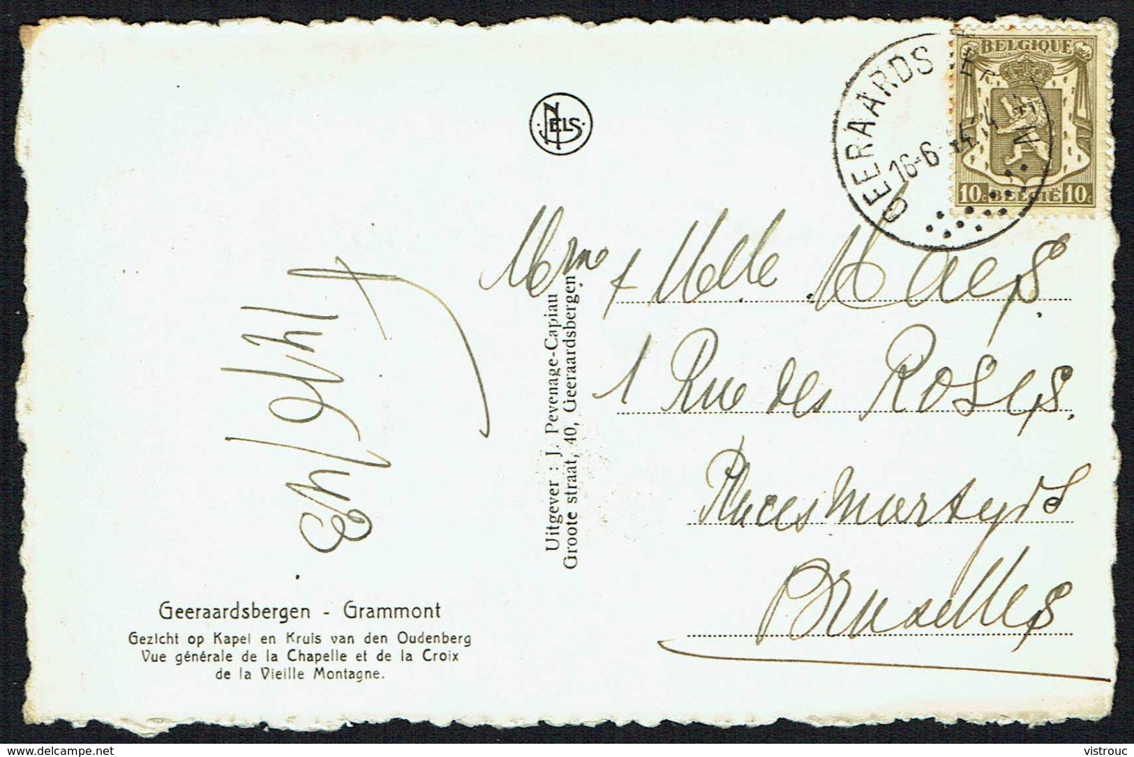 GERAARDSBERGEN / GRAMMONT - Chapelle Et Croix De La Vieiille Montagne - Circulé - Circulated - Gelaufen - 1944. - Geraardsbergen