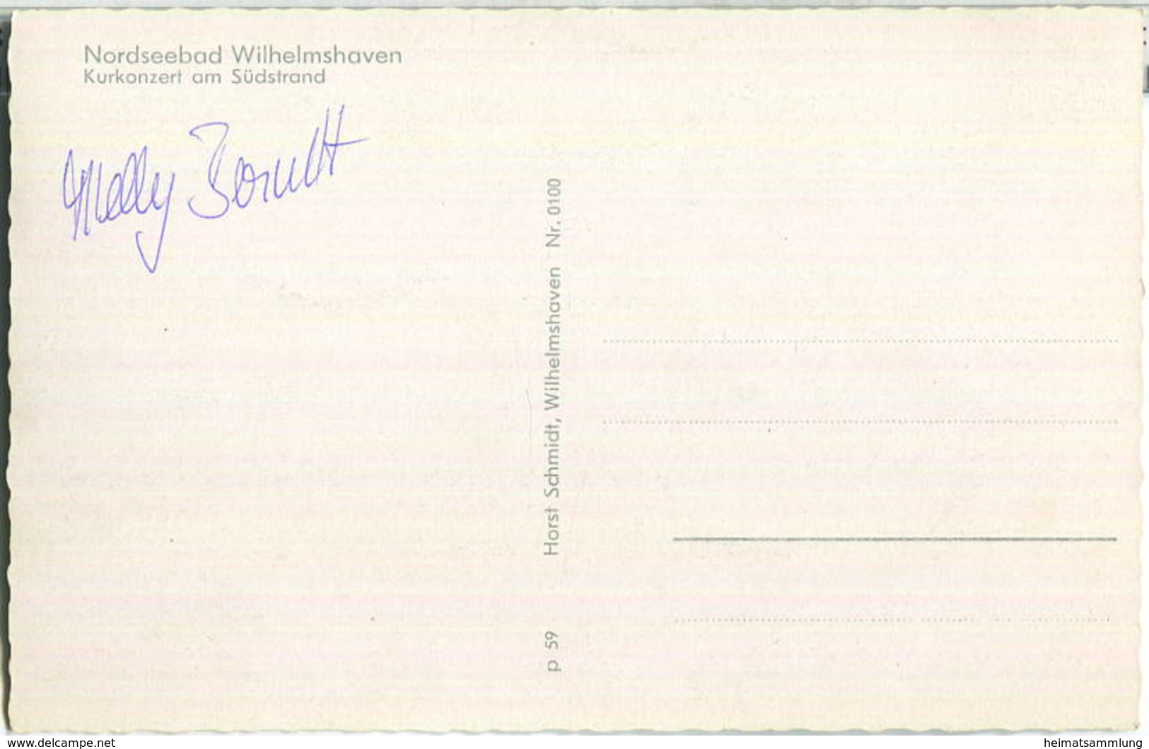 Wilhelmshaven - Kurkonzert Am Südstrand - Wilhelmshaven